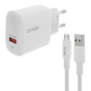 شارژر دیواری اکسیژن مدل CH4 به همراه کابل MicroUSB 101840217