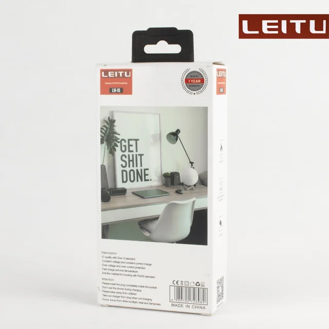 شارژر دیواری لیتو مدل LH-15 18 W به همراه کابل تبدیل USB-C 101840186